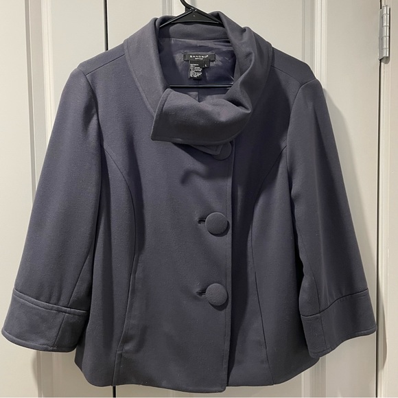 Sandro Sportswear Women’s Black Vicose Polyester Cardigan Jacket Large - Picture 9 of 9